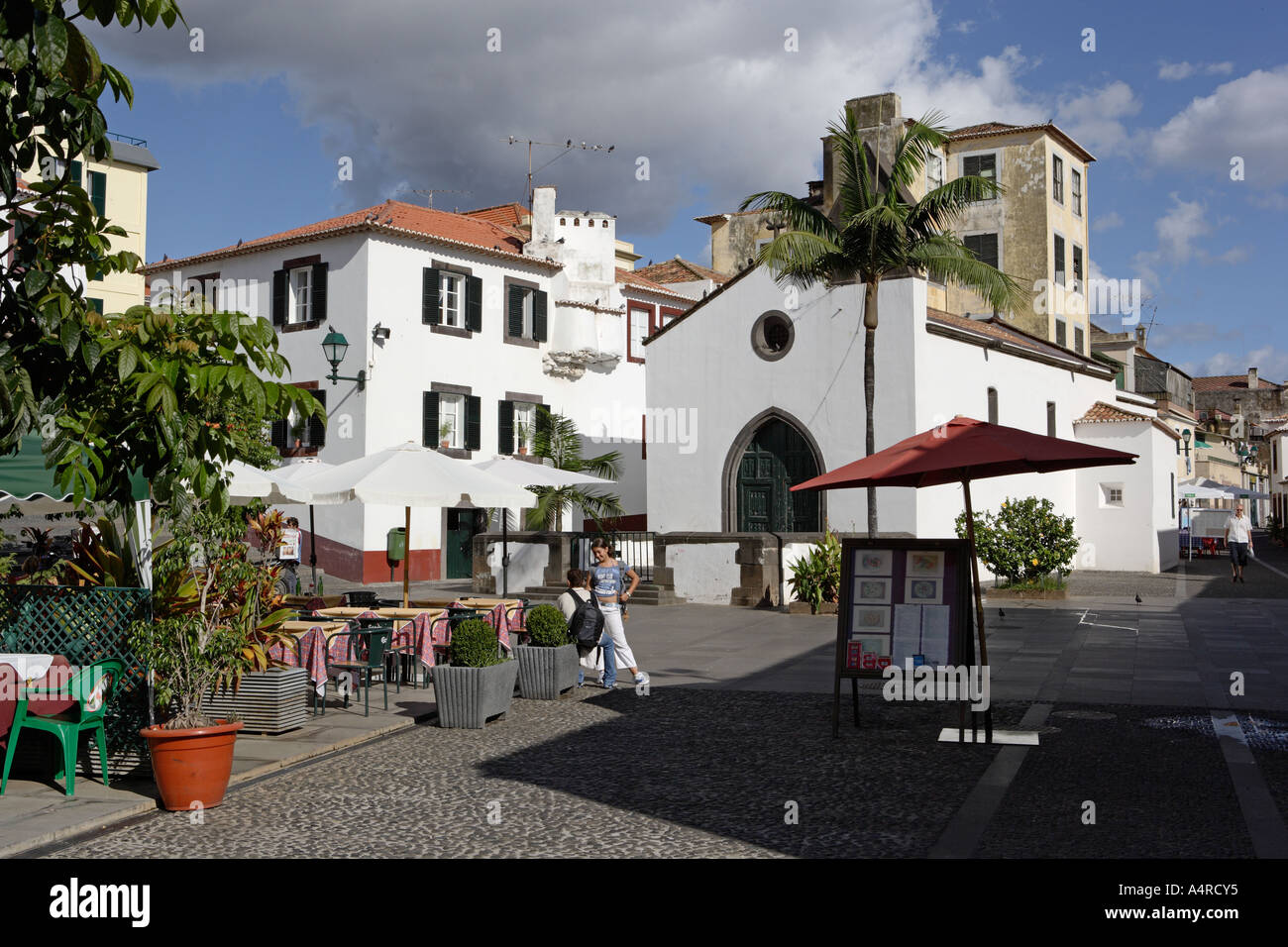 Funchal Città Vecchia, di Madera Foto Stock