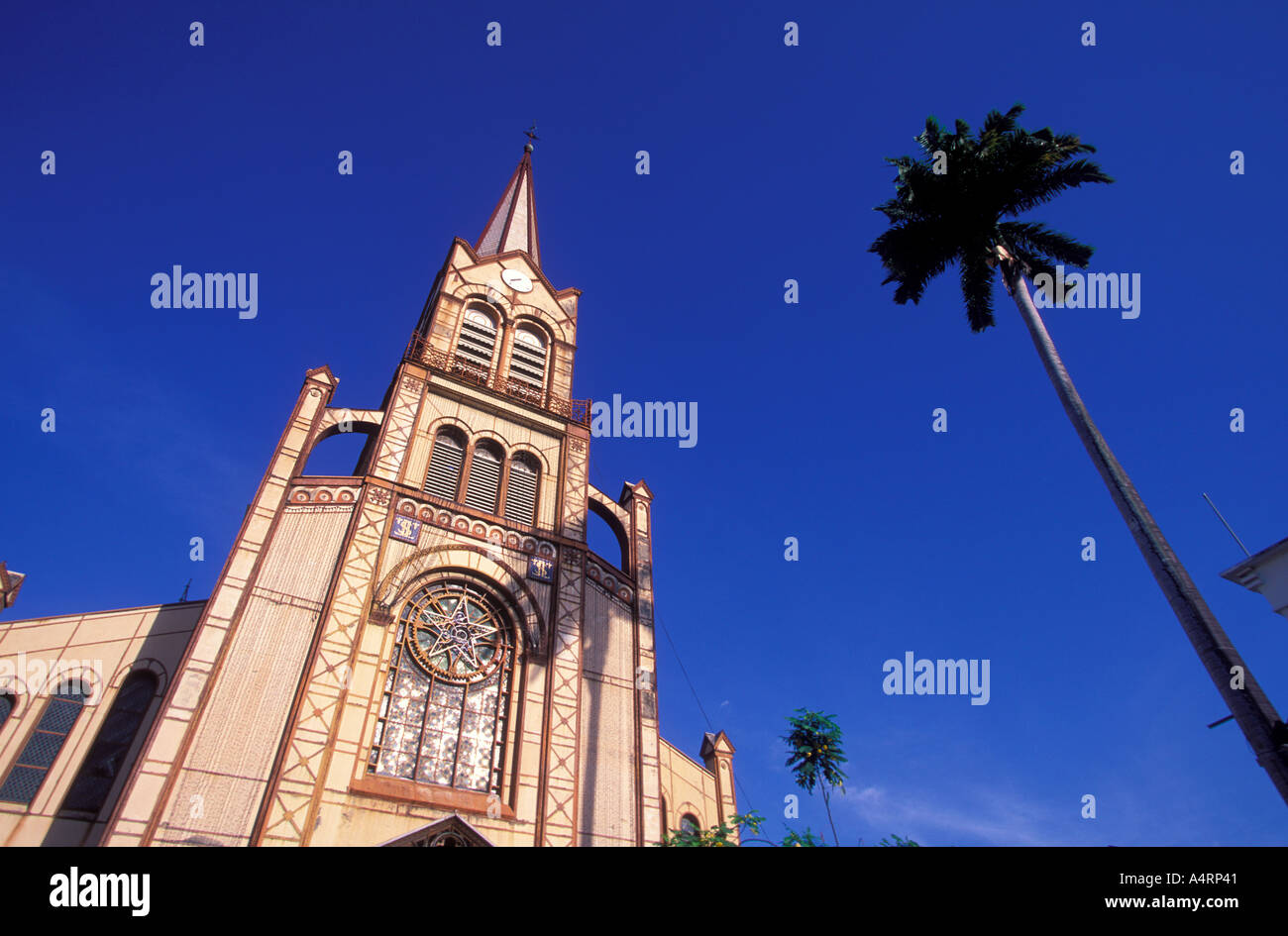Cattedrale di Saint Louis nel centro di Fort de France Martinica Foto Stock