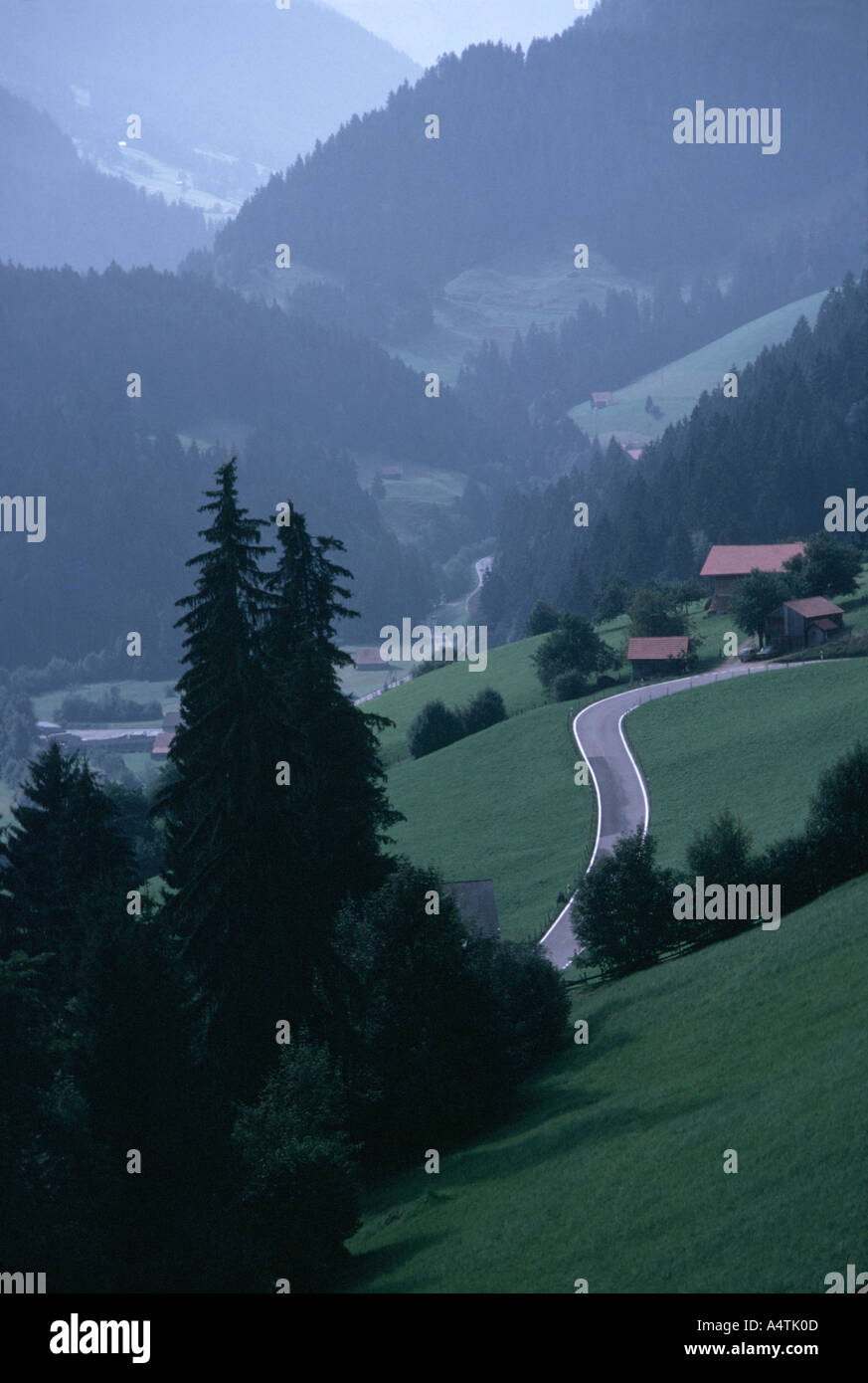 Strada di Montagna Foto Stock