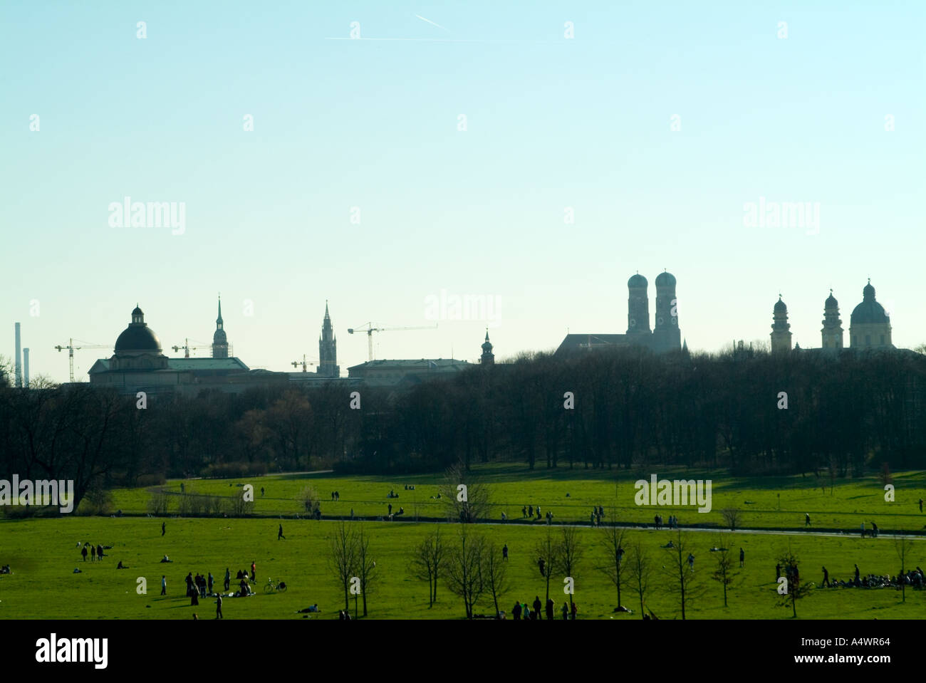 Munich Skyline Foto Stock