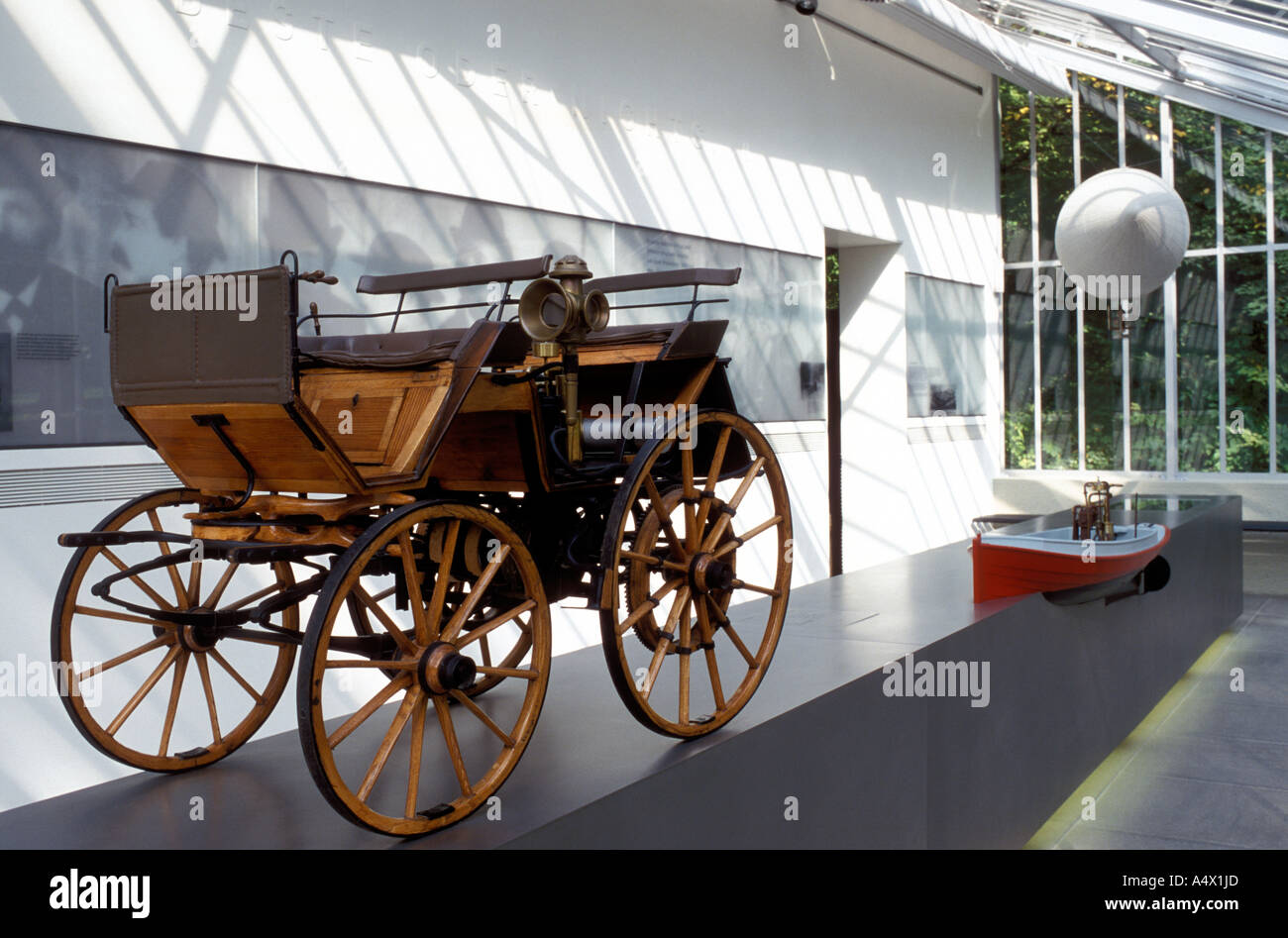 Piccolo Museo in memoria di Gottlieb Daimler a Bad Cannstatt Stuttgart Foto Stock