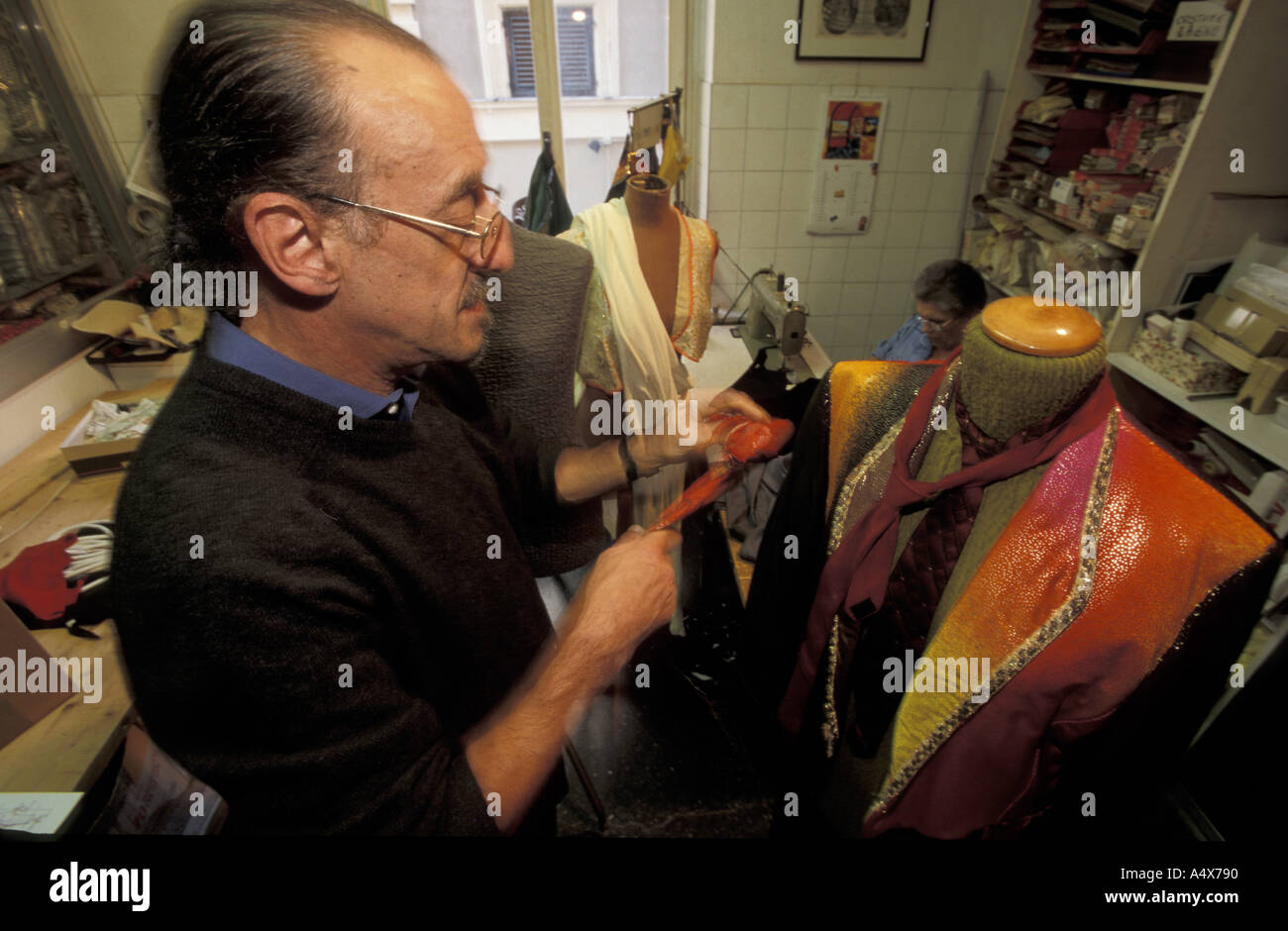 Laboratorio di costume Foto Stock