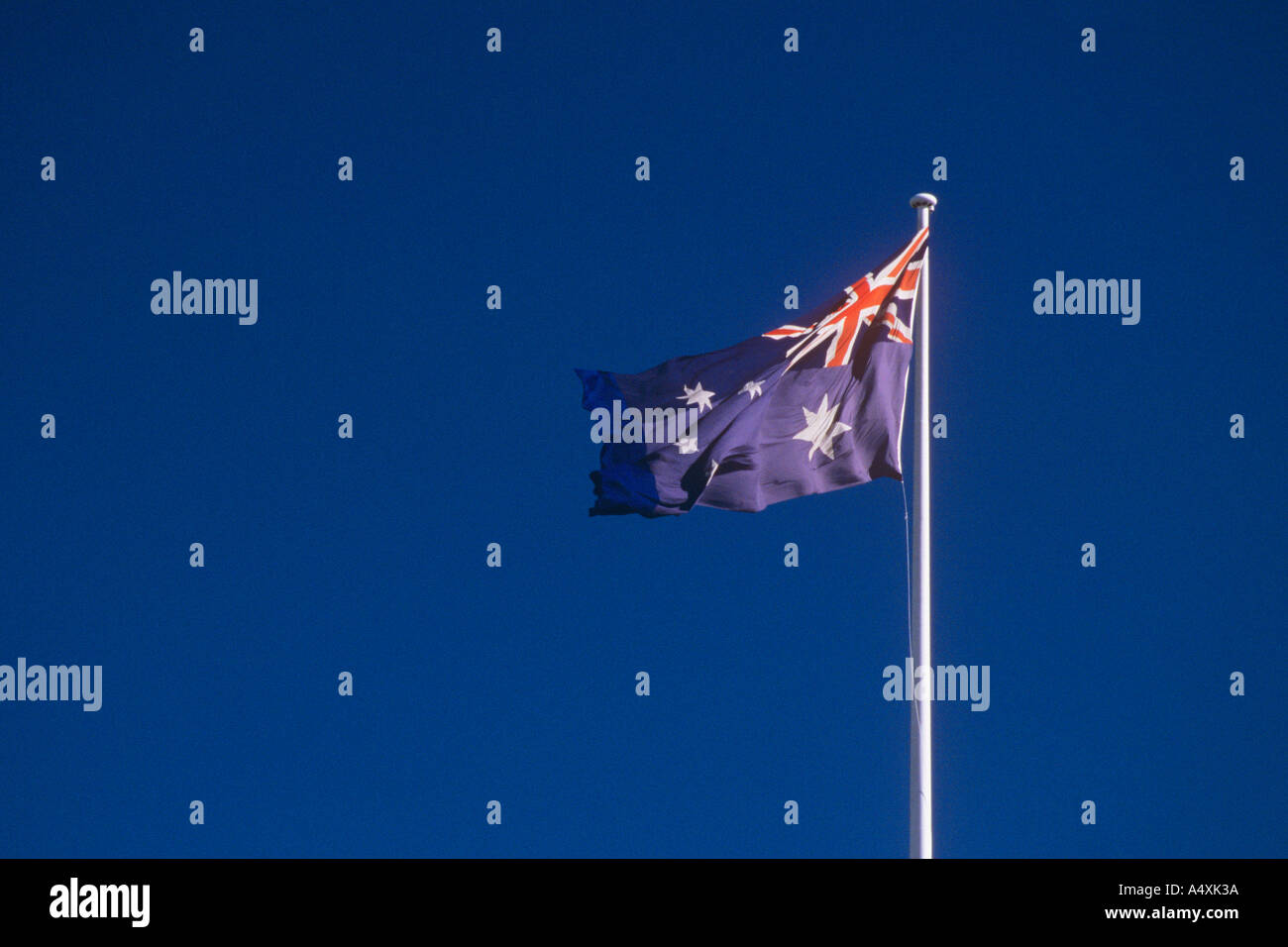 La Nazionale australiana di bandiera Foto Stock