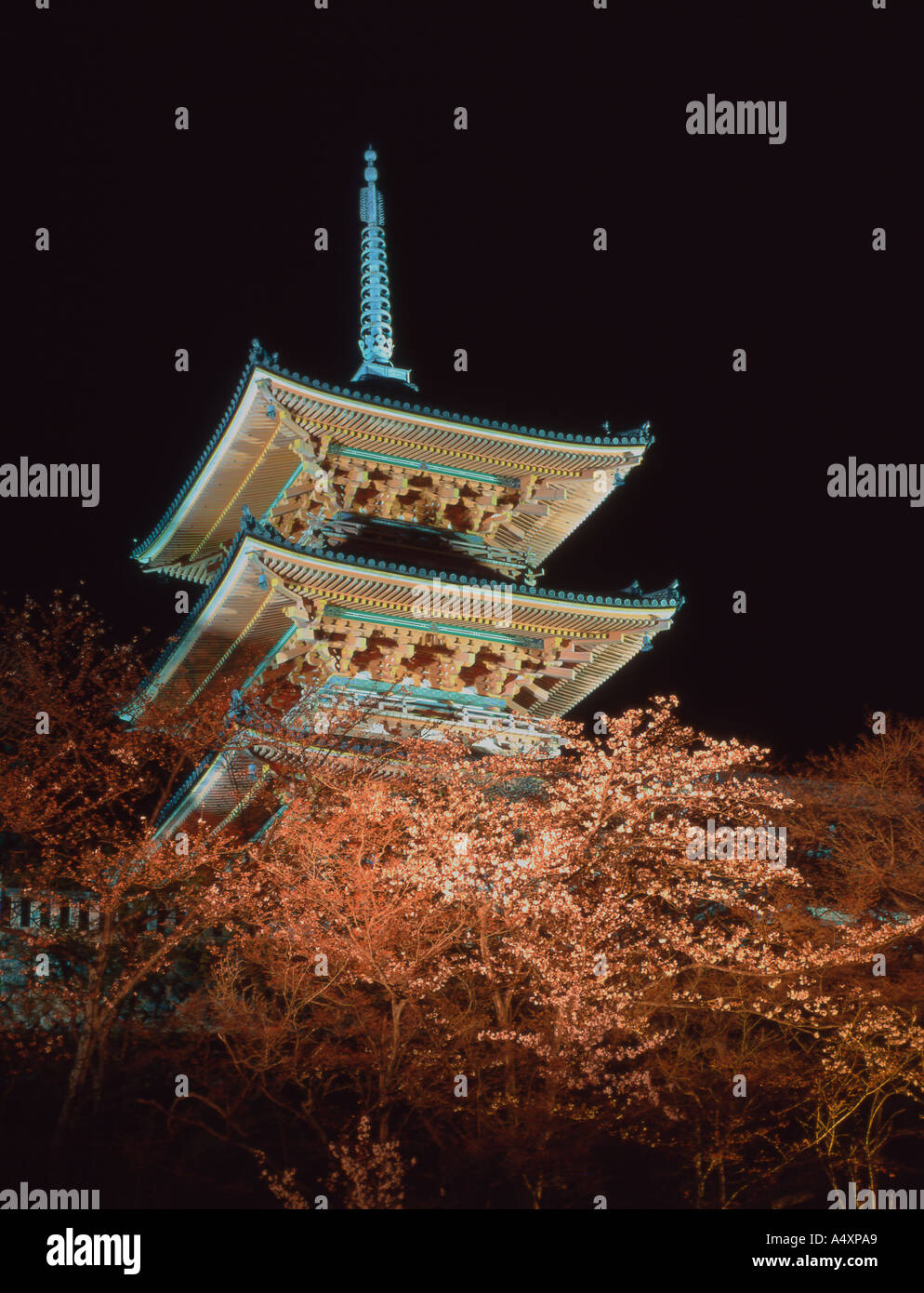 Giappone Kyoto Kiyomizu dera tempio Foto Stock
