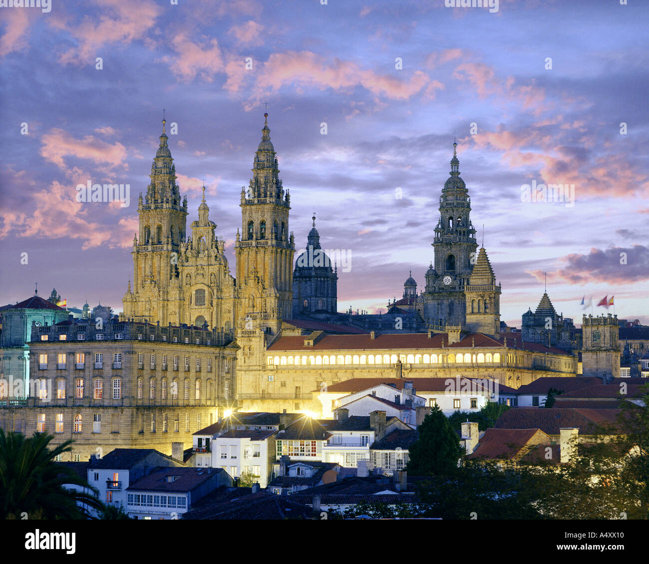 ES - Galizia: Santiago de Compostela Foto Stock