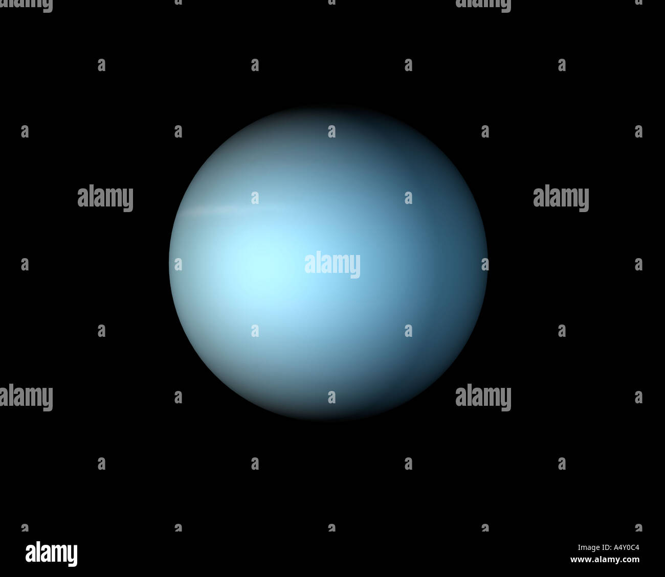Pianeta Urano Foto Stock