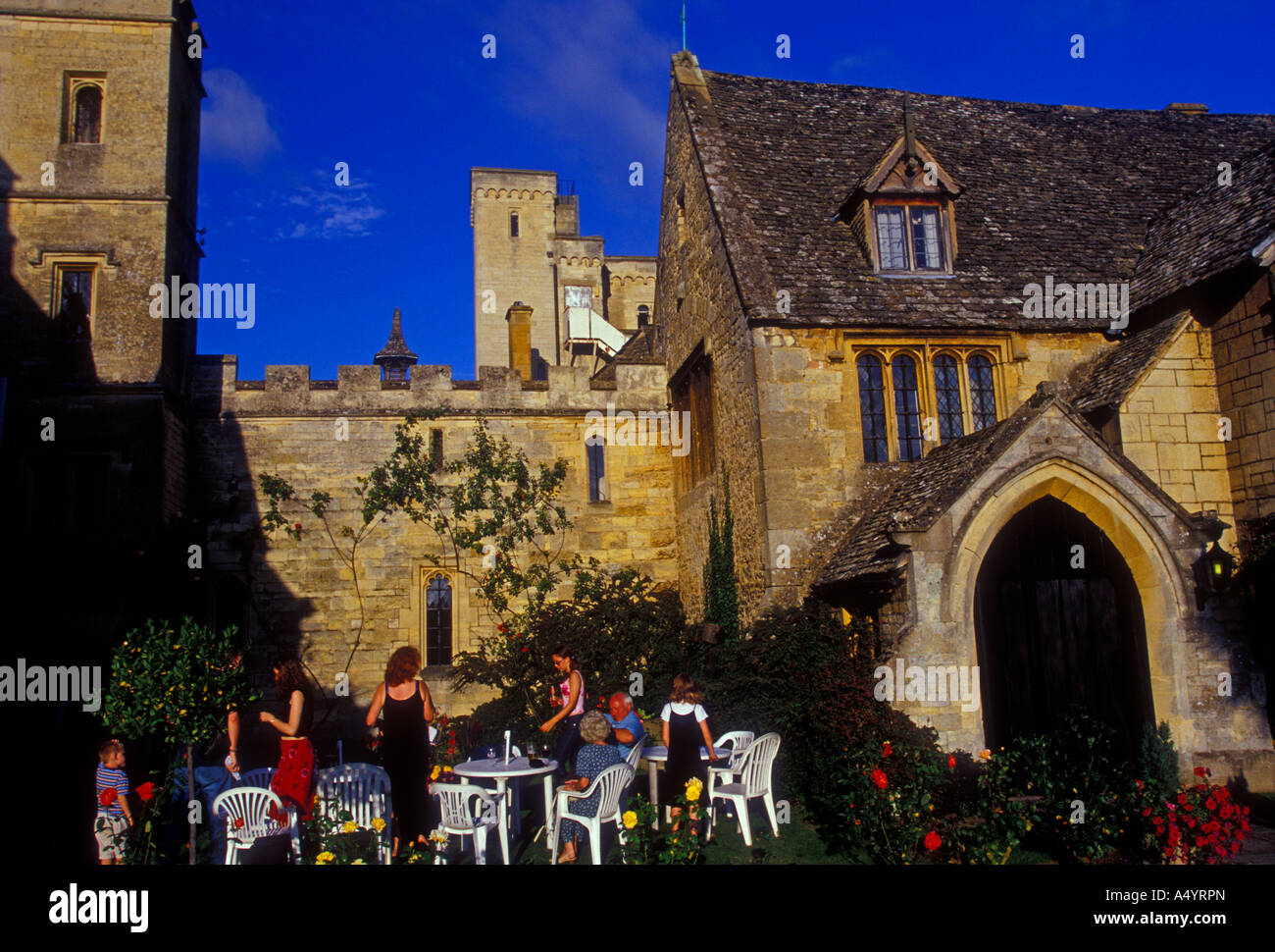 Hotel de la bere, hotel, Tudor manor, Manor House, camere e alloggi, le sistemazioni, città di Cheltenham, Cheltenham, Gloucestershire county, Inghilterra Foto Stock