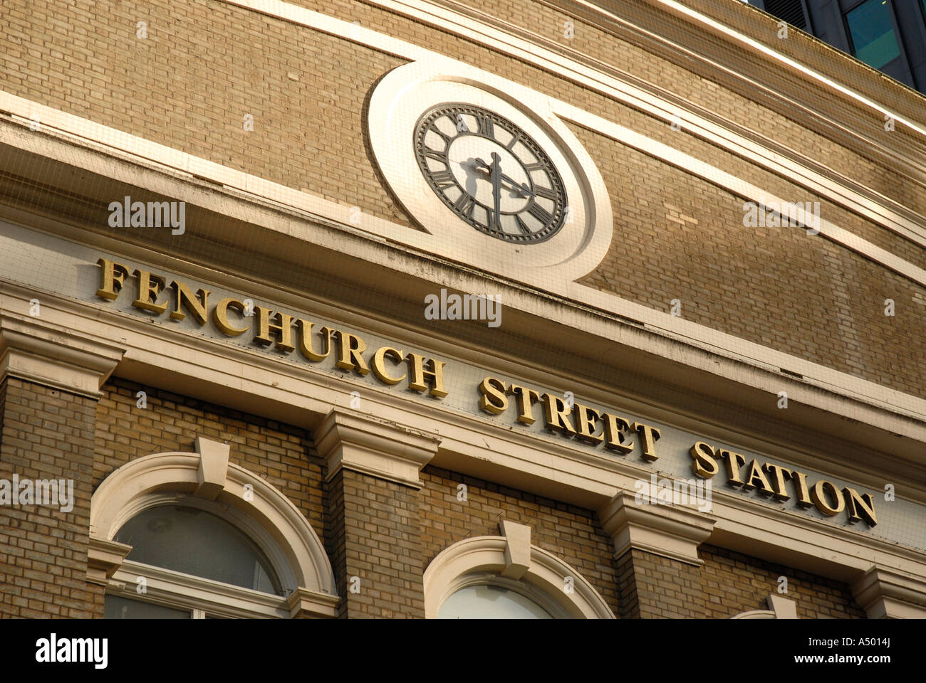 Fenchurch Street Station nella città di Londra Foto Stock