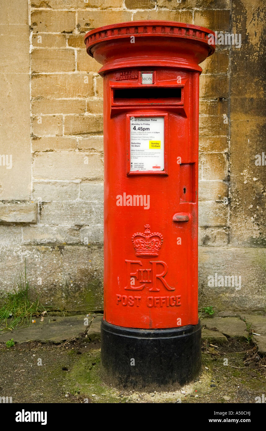 Pilastro rosso scatola Foto Stock