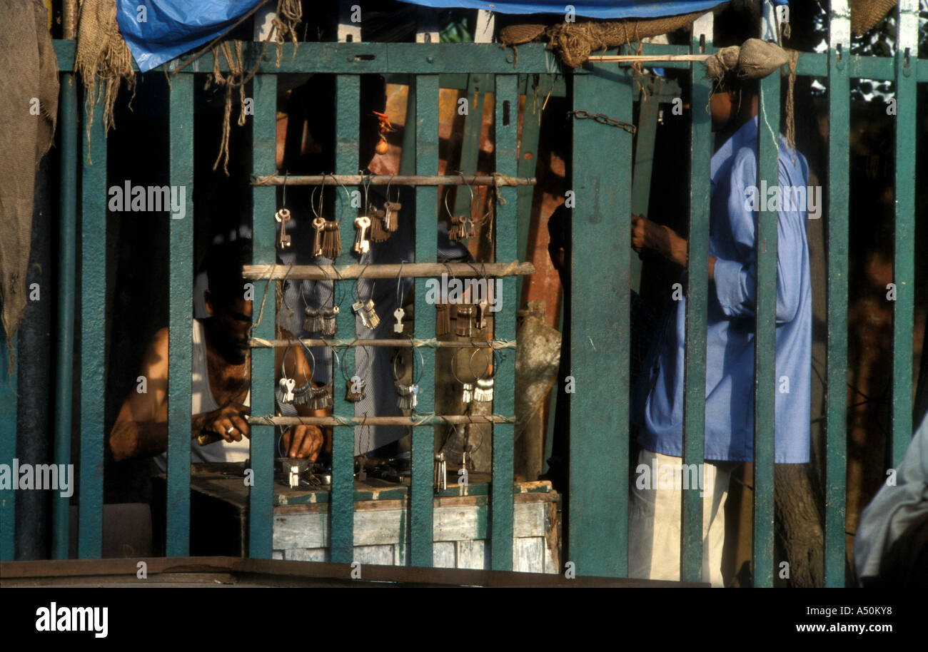Chiave duplicata maker Delhi India Foto Stock