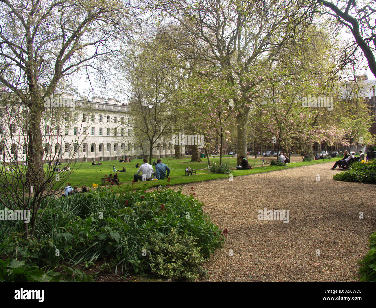 Giardino grigio s Inn locande di Court London Inghilterra England Foto Stock
