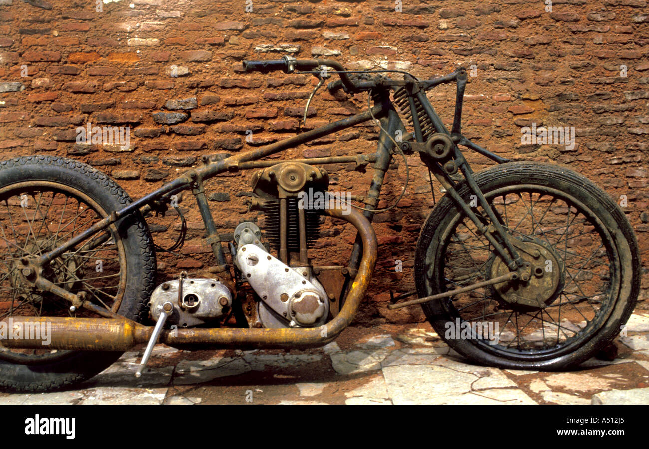 Vintage Bici Nuova Delhi India Foto Stock