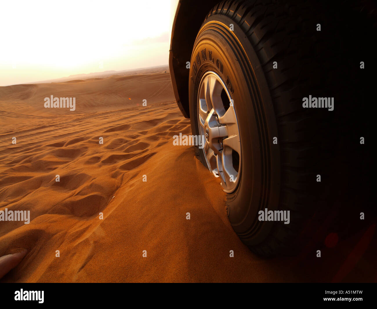 Safari nel deserto con 4 ruote motrici, 4 x 4 Foto Stock