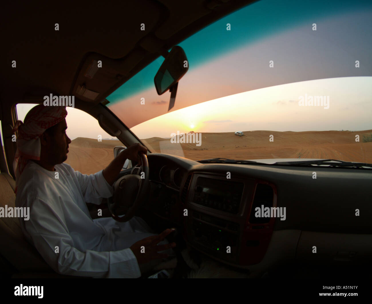 Safari nel deserto con 4 ruote motrici, 4 x 4 Foto Stock