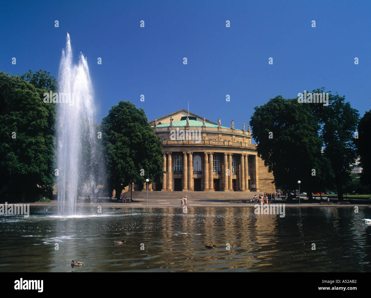 Staat Theatre, Stoccarda, Germania Foto Stock