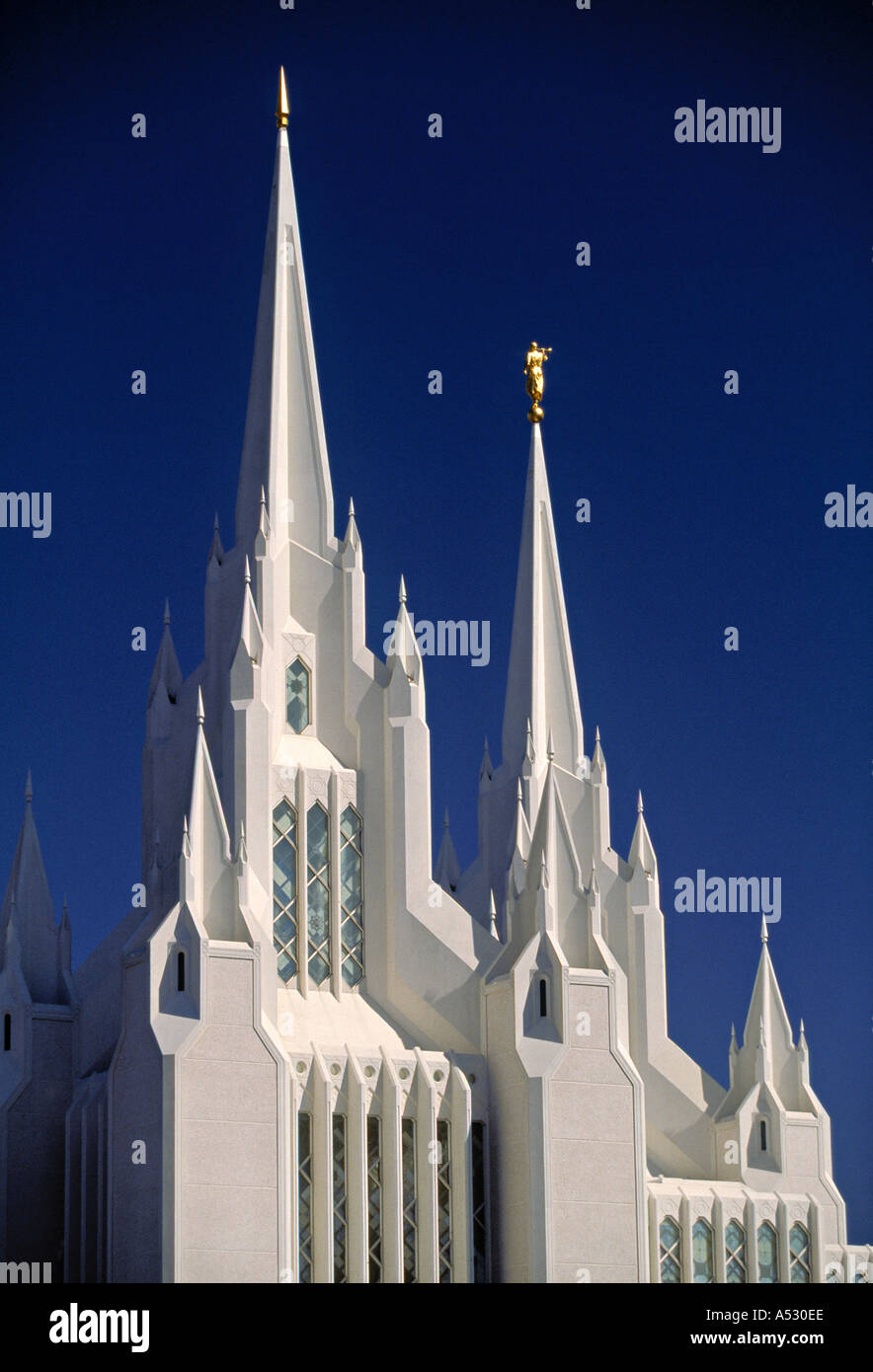 Tempio mormone, La Jolla, California, Stati Uniti d'America Foto Stock