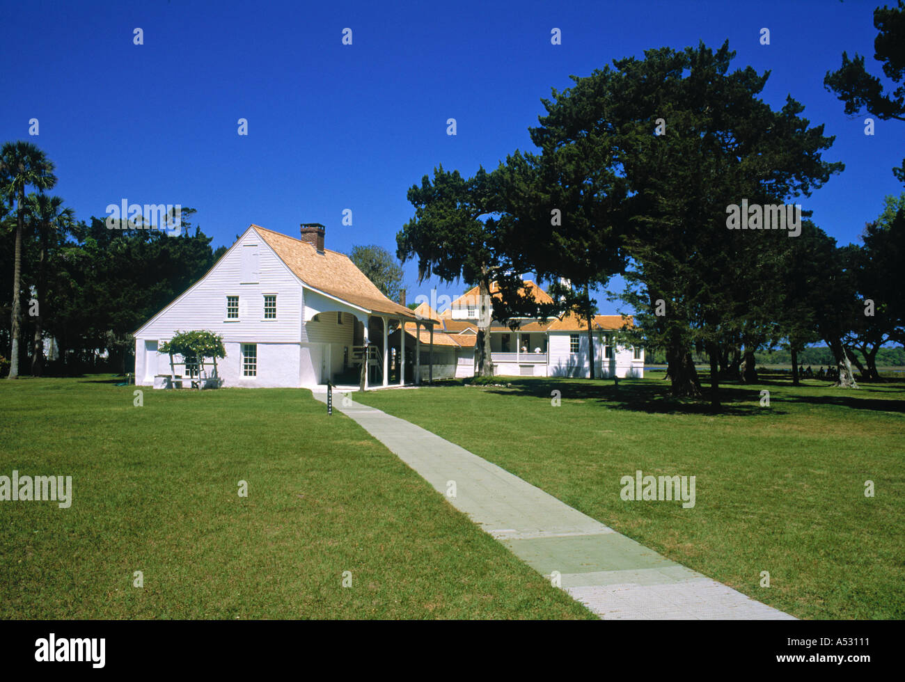 Kingsley Plantation, George Island, Florida, Stati Uniti d'America Foto Stock