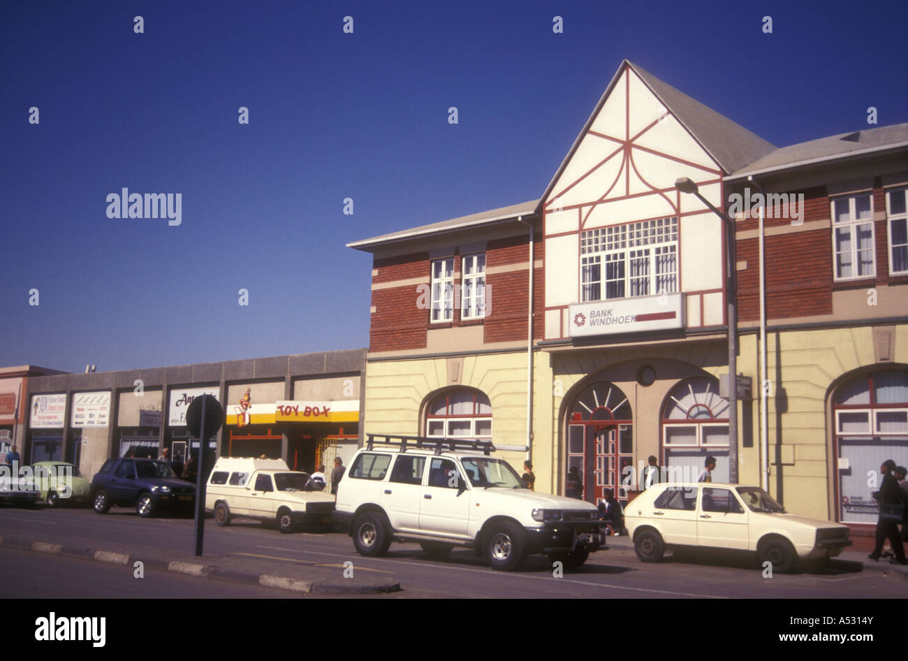 Banca di Windhoek Windhoek Namibia Africa del sud-ovest Foto Stock