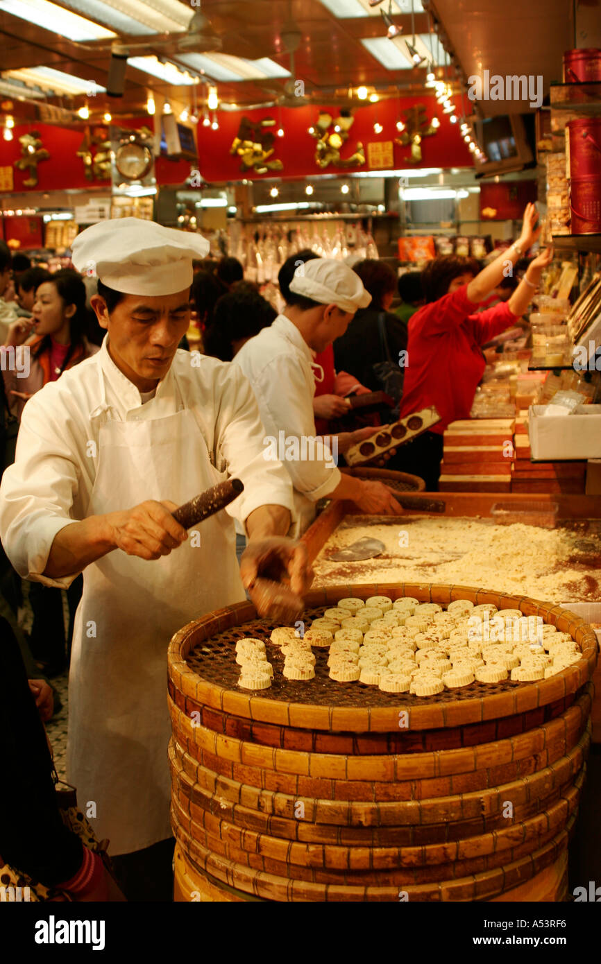 Baker a Macao Cina Foto Stock