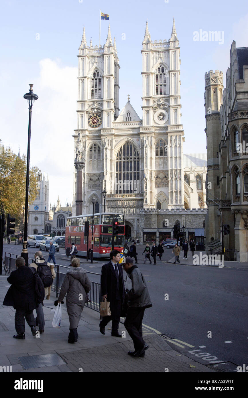 L'Abbazia di Westminster, Londra, Gran Bretagna Foto Stock