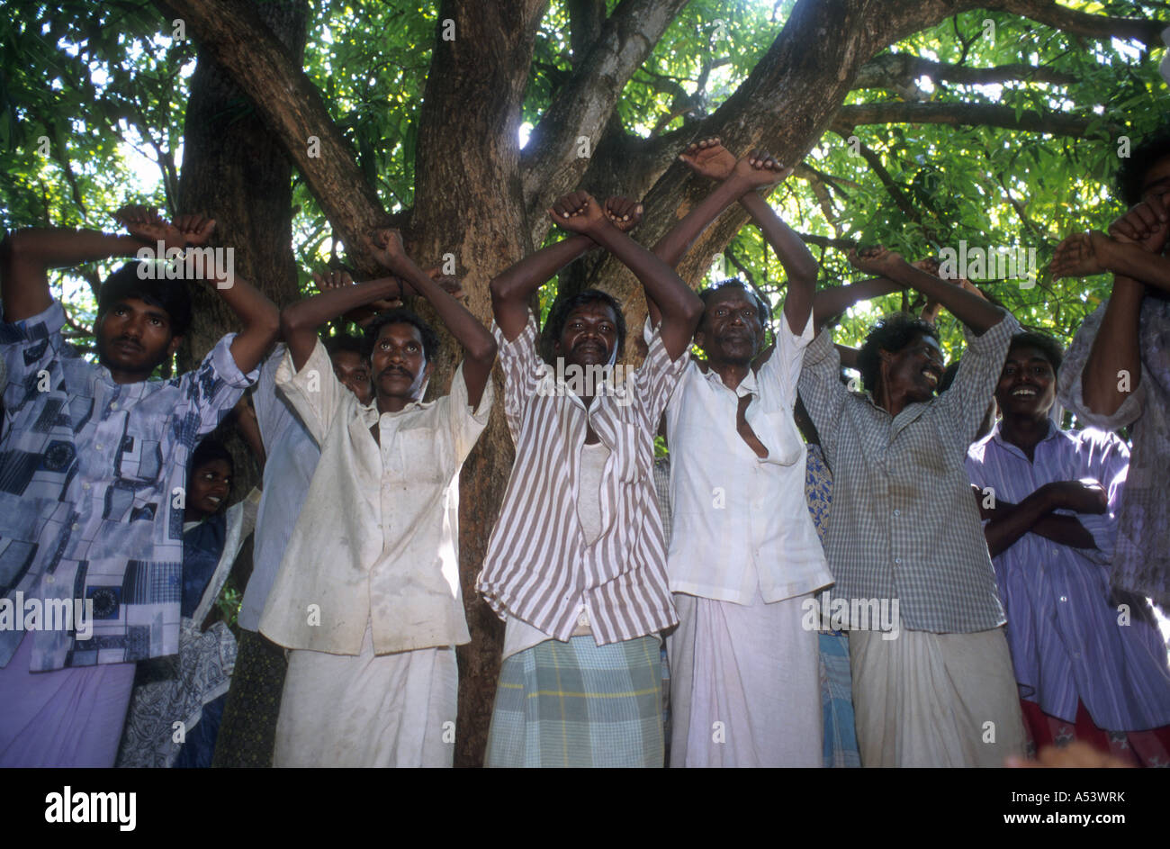 Painet ha 2226 5012 india schiavitù danza di liberazione dai lavoratori coatti palani Tamil Nadu paese nazione in via di sviluppo Foto Stock