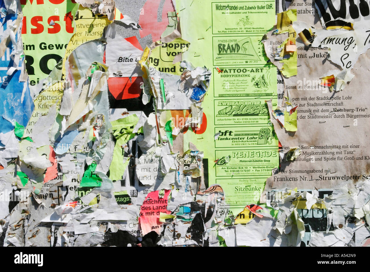 Perturbato poster Foto Stock