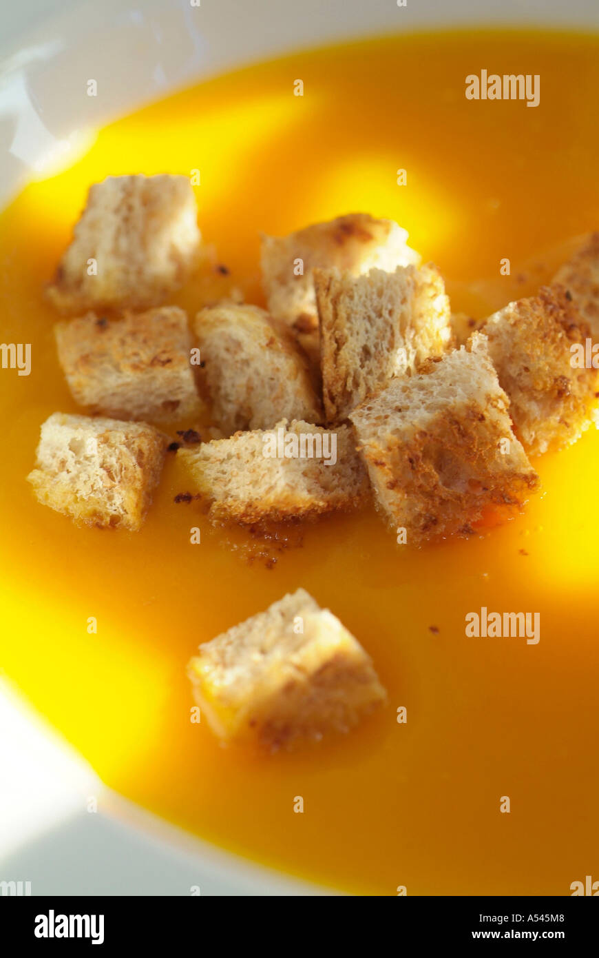 Zuppa di zucca Foto Stock