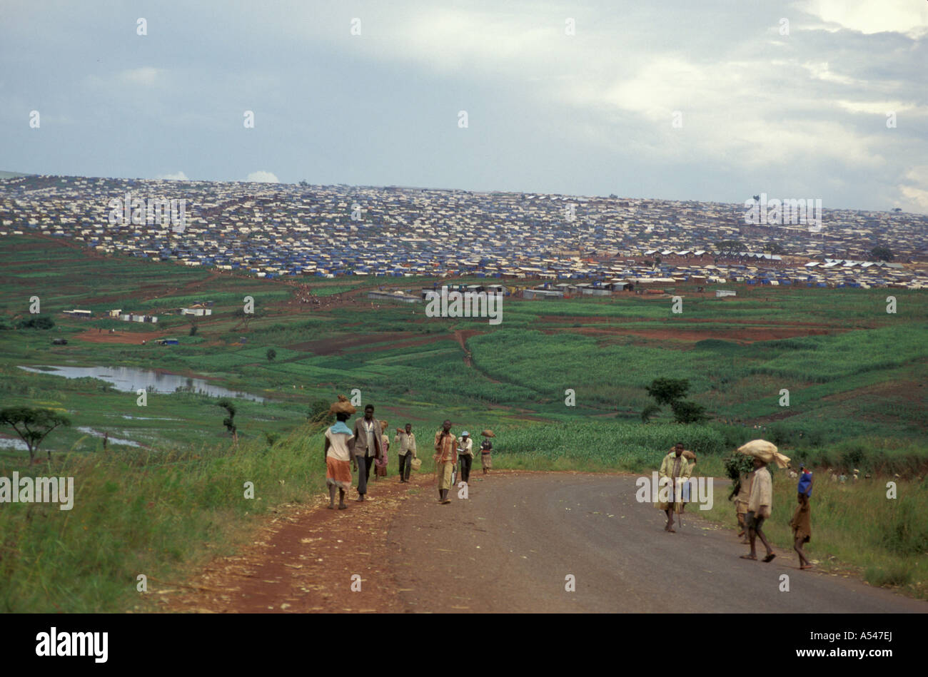 Painet HM1796 tanzania hutu del Burundi refugge camp ngara paese nazione in via di sviluppo meno sviluppati dal punto di vista economico la cultura Foto Stock