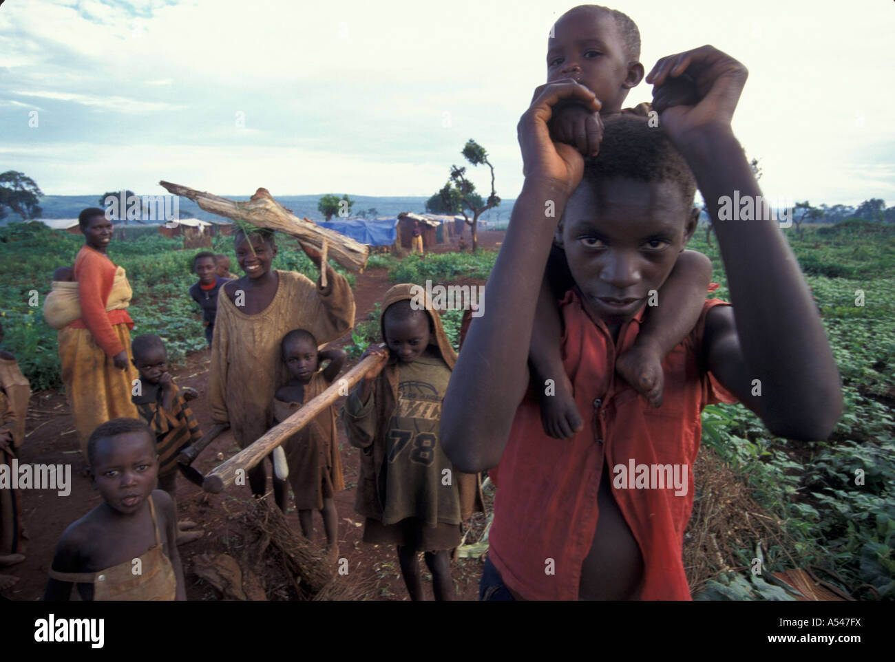 Painet HM1798 tanzania hutu del Burundi refugges likole camp ngara paese nazione in via di sviluppo meno sviluppati dal punto di vista economico Foto Stock