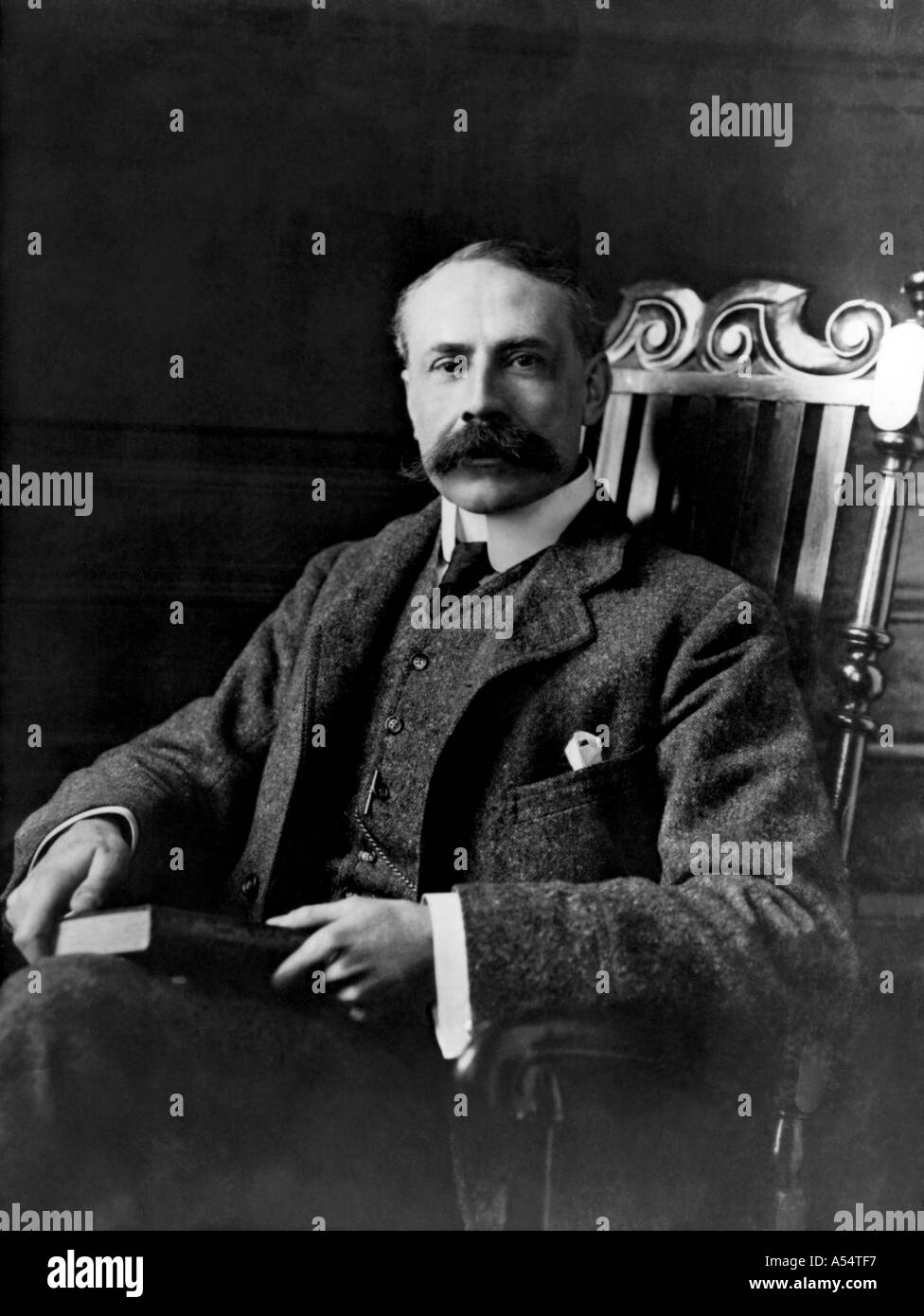 EDWARD ELGAR compositore britannico 1857 1934 Foto Stock