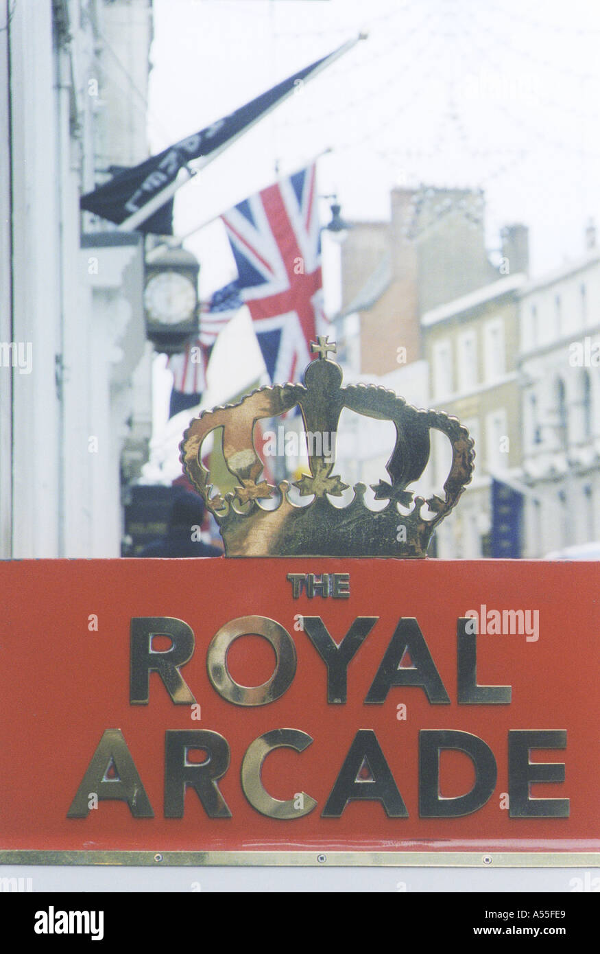 Royal Arcade, Old Bond Street, Londra, Inghilterra, Regno Unito Foto Stock