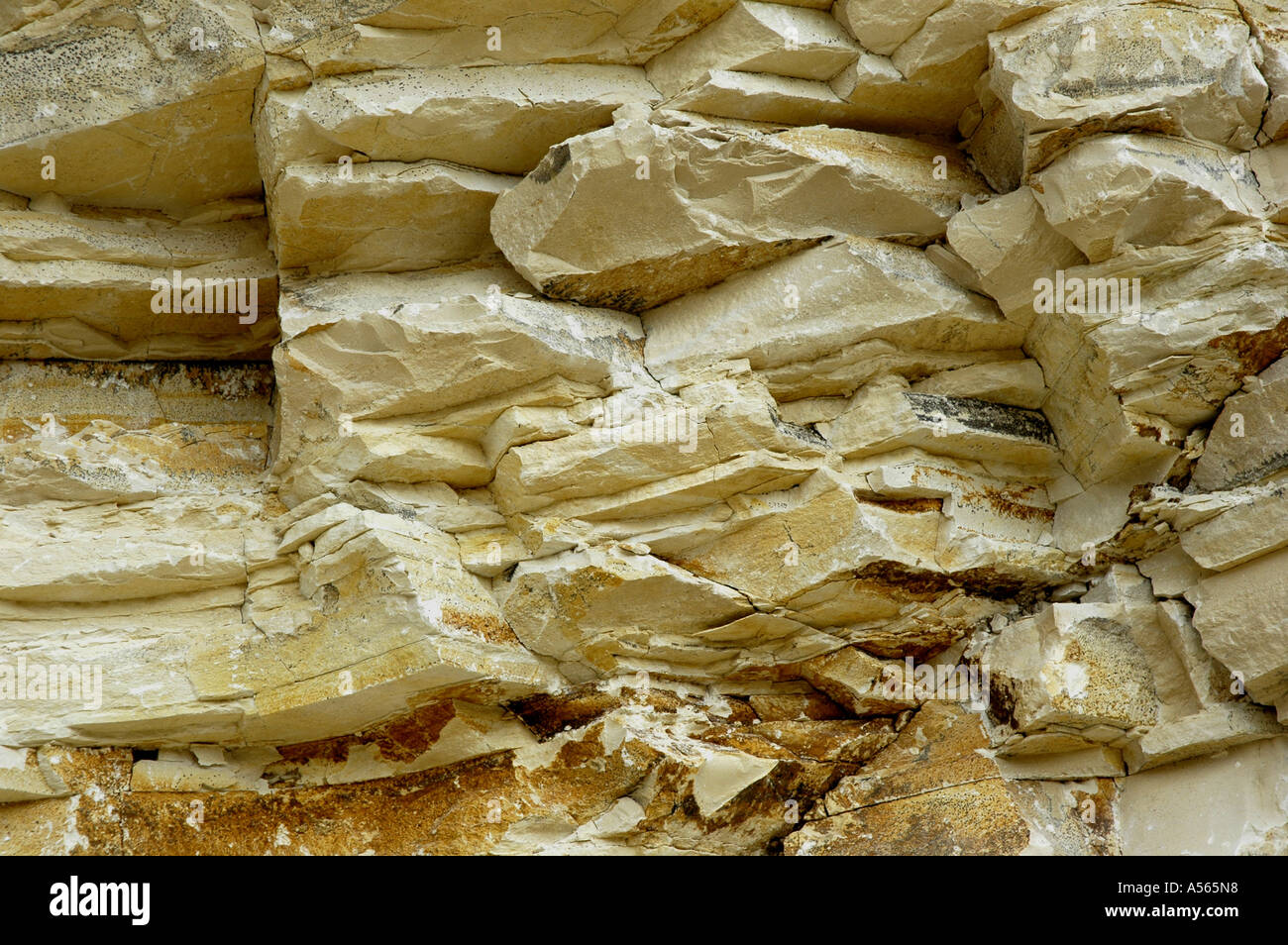 Il disco di calce viva in una cava di Solnhofen, Baviera, Germania Foto  stock - Alamy