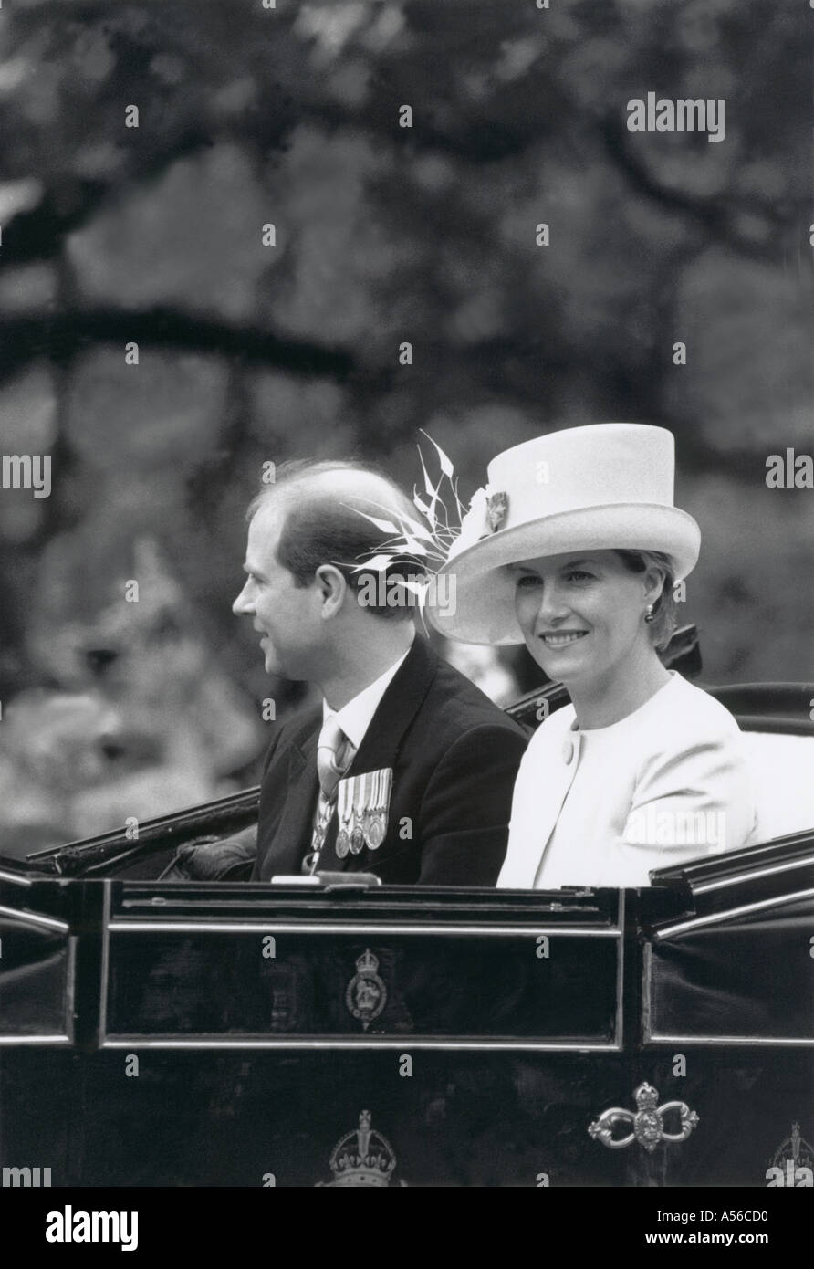 Il conte e la Contessa di Wessex Prince Edward e Sophie Rhys Jones al Queens Golden celebrazioni giubilari a Londra Foto Stock