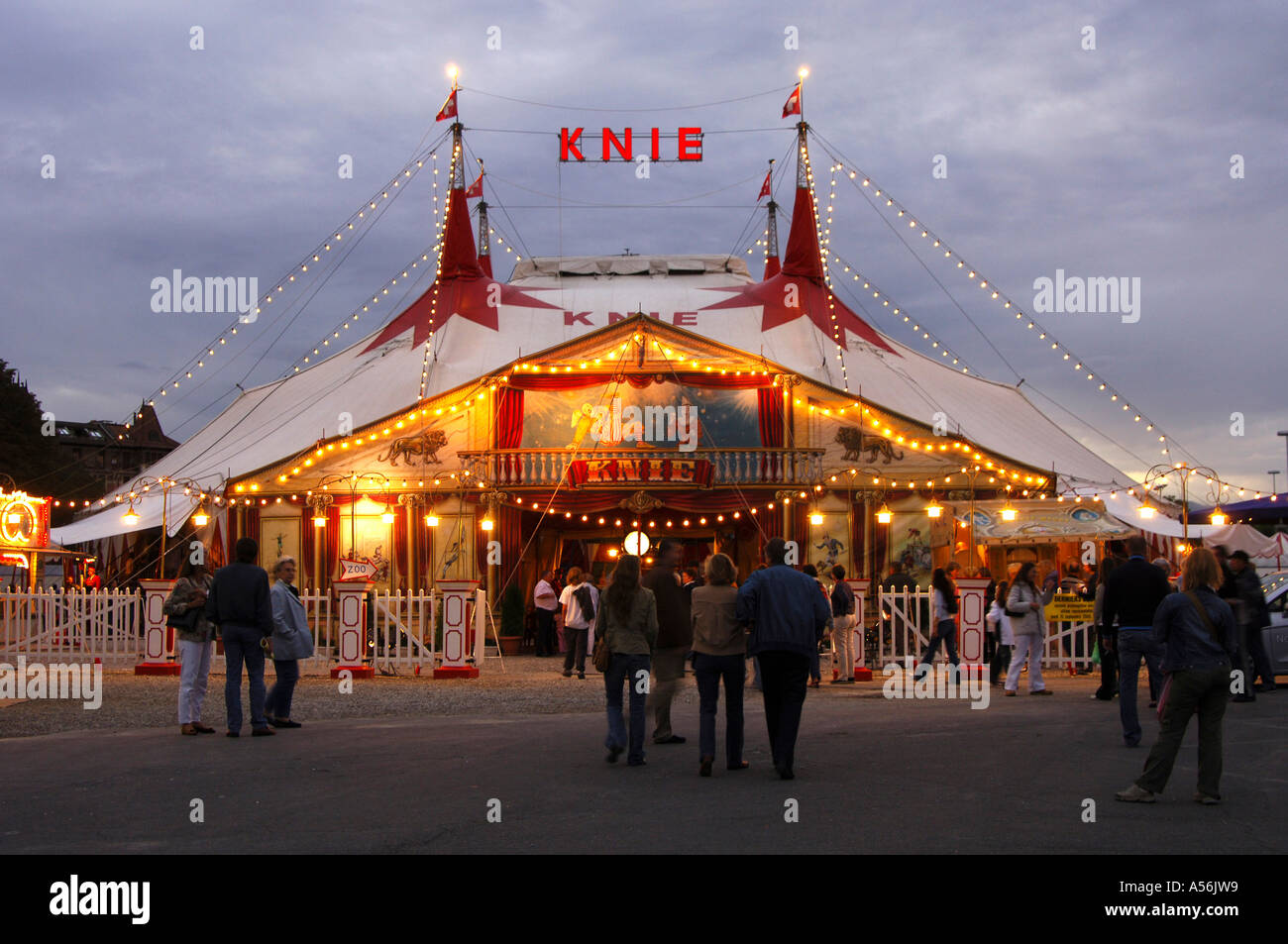 Swiss National circo Knie in Svizzera Foto Stock