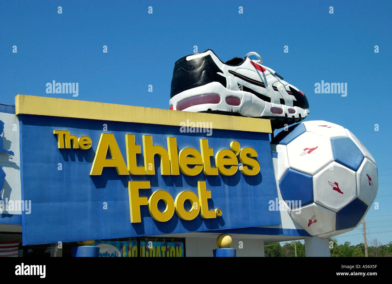 Il piede d'Atleta Store, Lake Buena Vista Orlando, Florida, Stati Uniti d'America Foto Stock