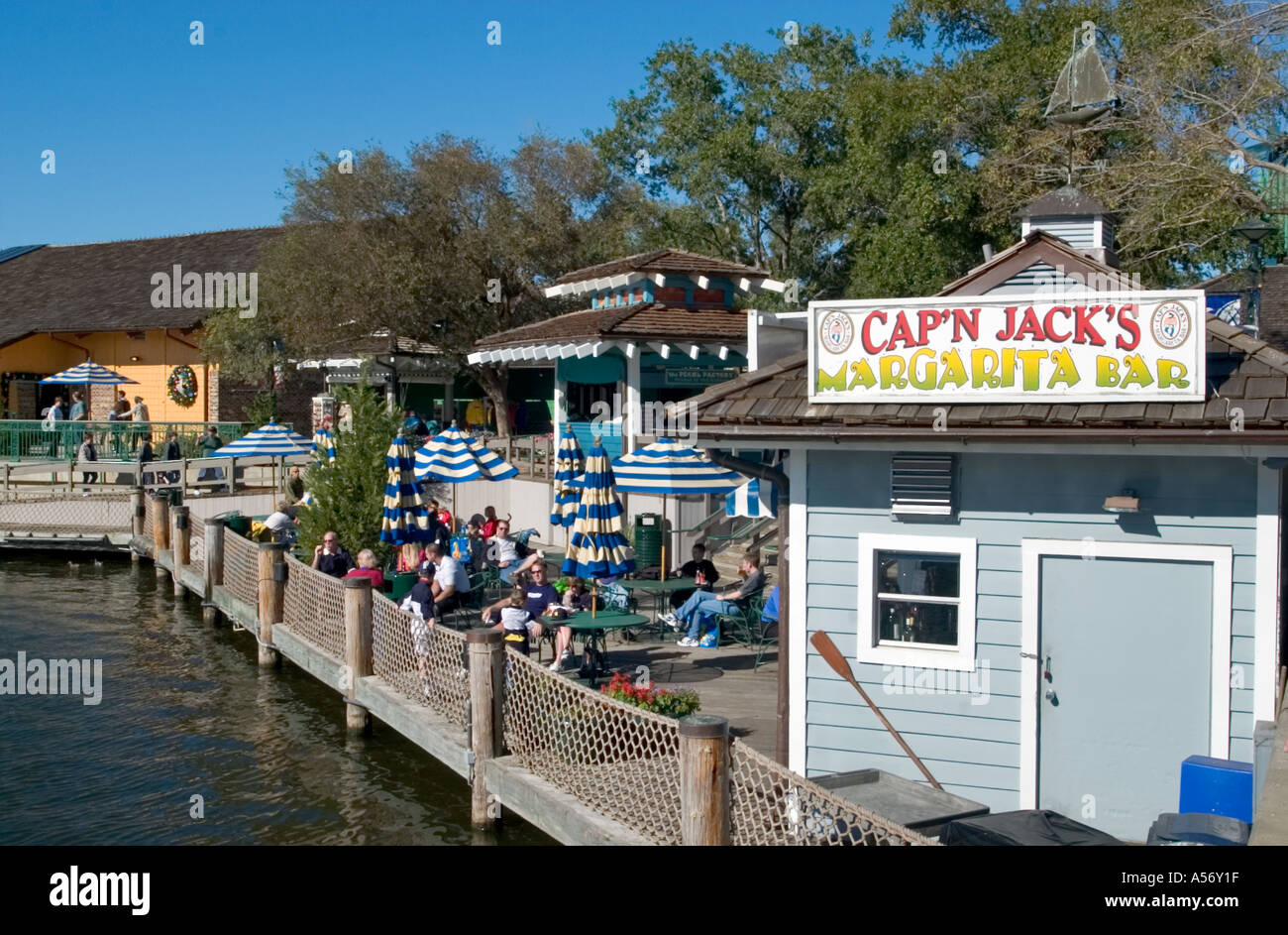 Cap'n Jack's Bar Margarita, Disney Market Place, Lake Buena Vista Orlando, Florida, Stati Uniti d'America Foto Stock