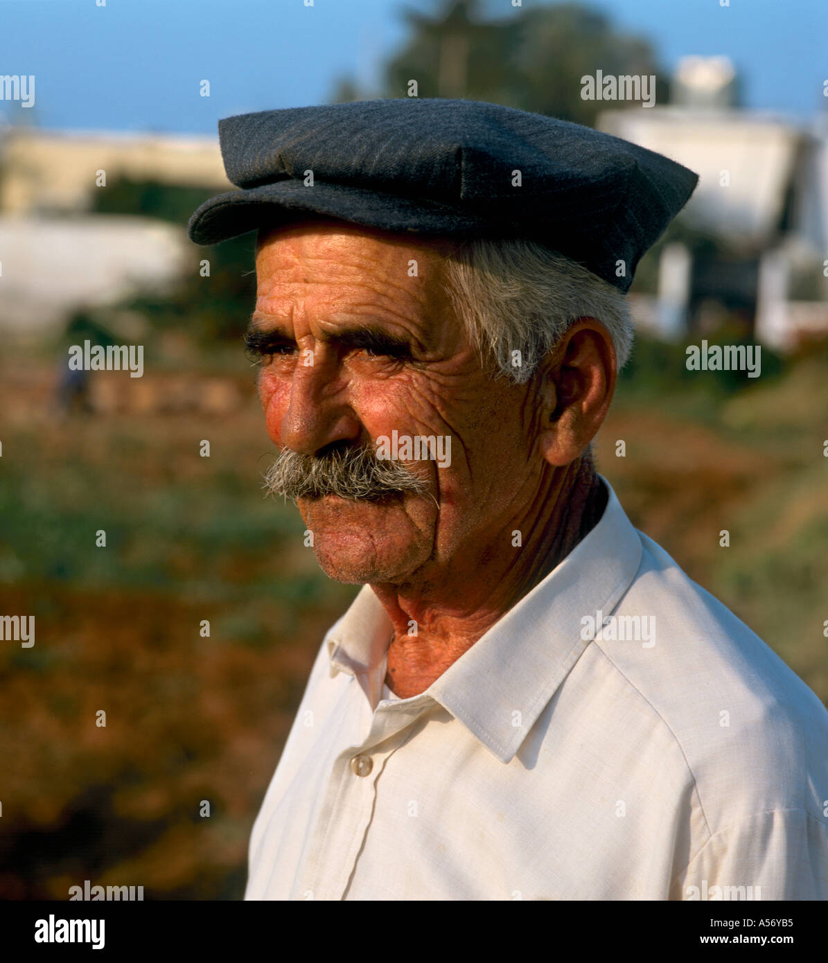 Uomo vecchio, Creta, Grecia Foto Stock