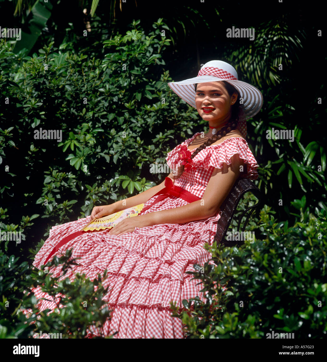 Southern Belle, Cypress Gardens, Winter Haven, Florida, Stati Uniti d'America, adottate nel 1991 Foto Stock