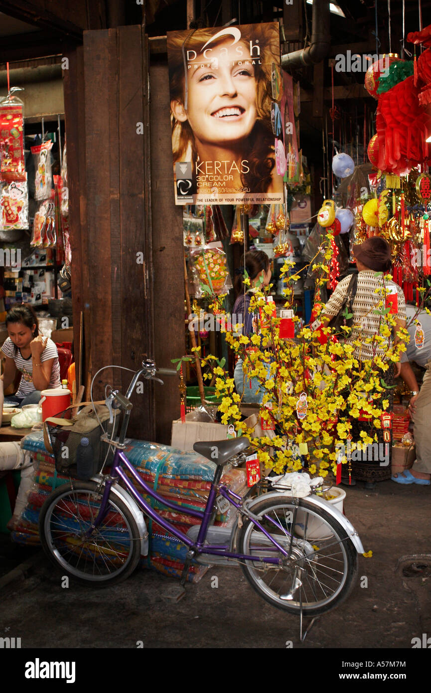 Psar Chas Mercato, Siem Reap, Cambogia Foto Stock