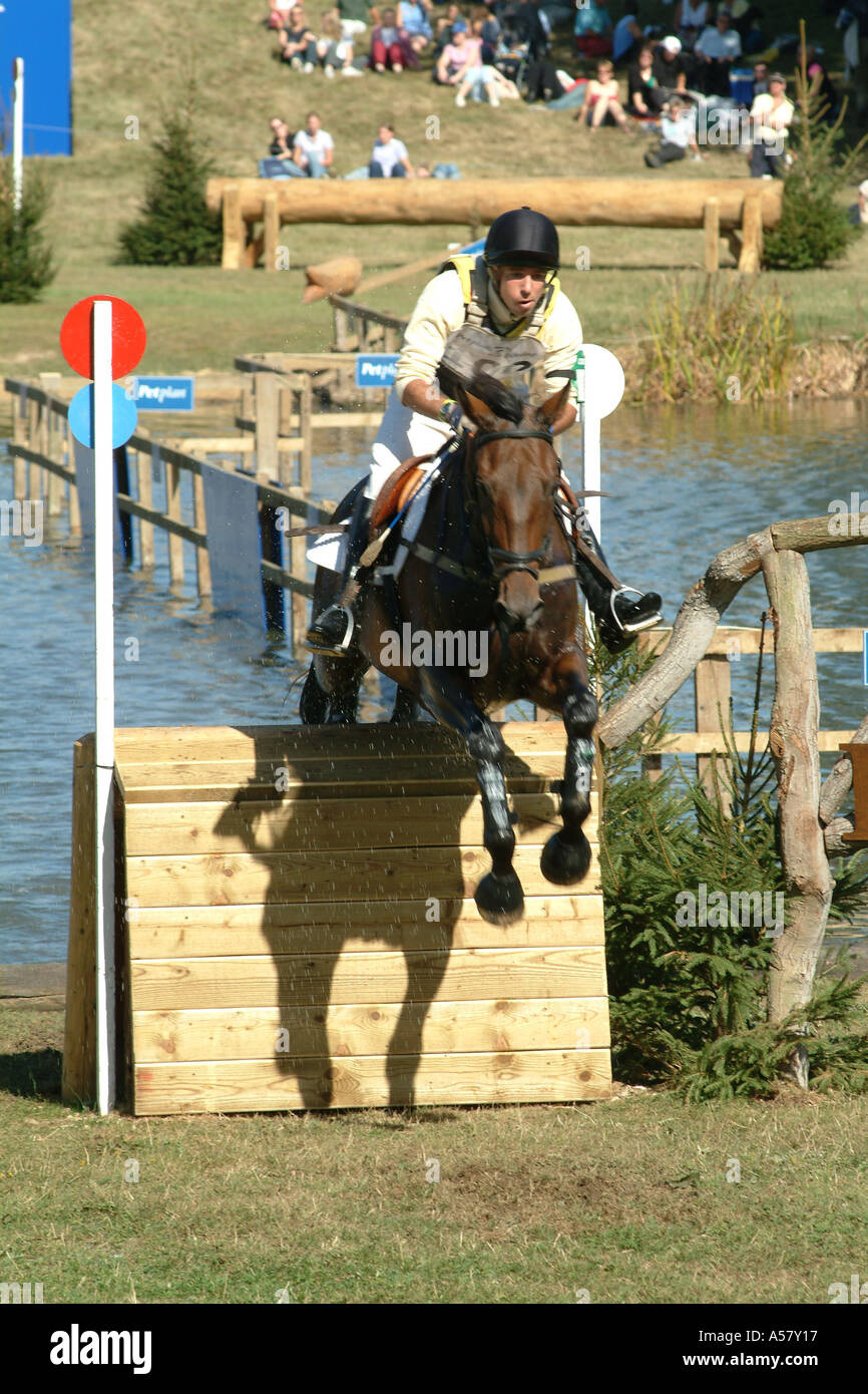 Sam Griffiths camosci IV Blenheim Horse Trials 2003 Foto Stock