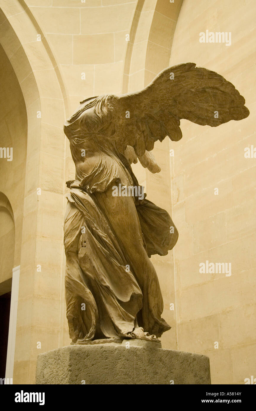 Nike, Louvre, Parigi, Francia Foto Stock