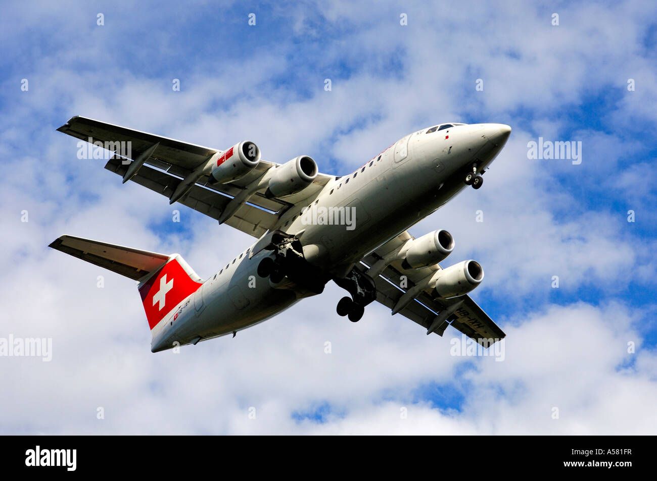 Swiss International Air Lines BAE Systems Avro 146-RJ85 Foto Stock