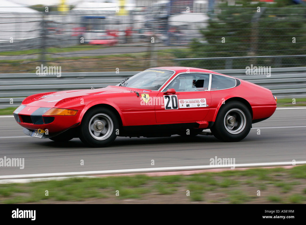 La Ferrari 365 GTB4 Daytona, costruito 1970, Oldtimer Grand Prix Nuerburgring 2006 Foto Stock