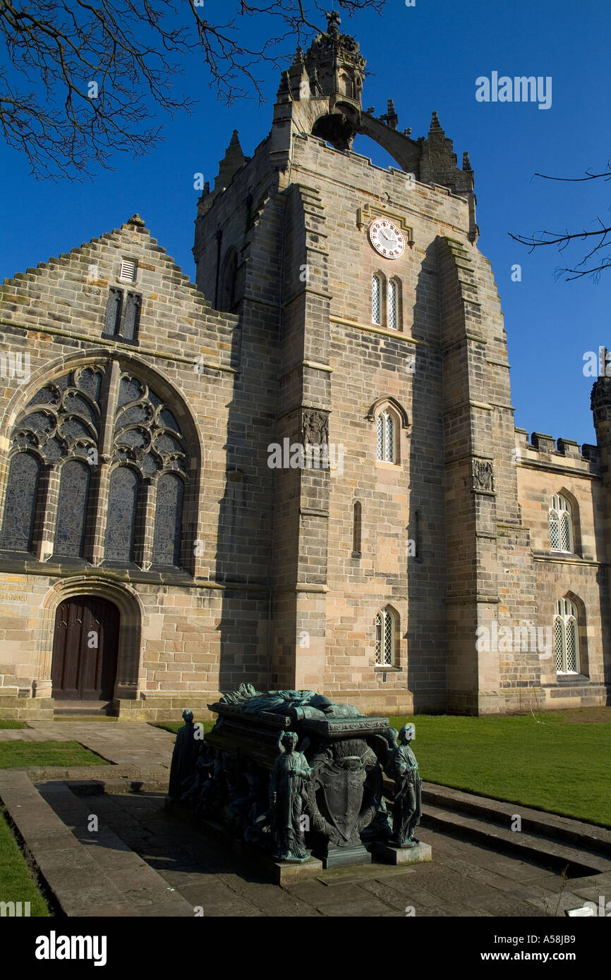 dh Scottish Kings college cappella CITTÀ VECCHIA ABERDEEN storico vescovo di elphinstone tomba università Scozia regno unito Foto Stock