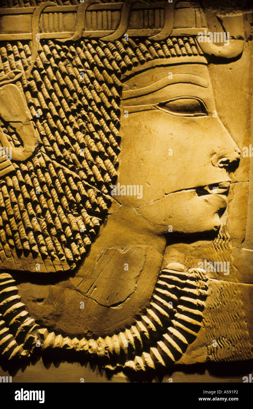 Egypthian Museum di Berlino Germania Amenthotep 3 Tomba di Tebe Chaemhet 1380 BC Foto Stock