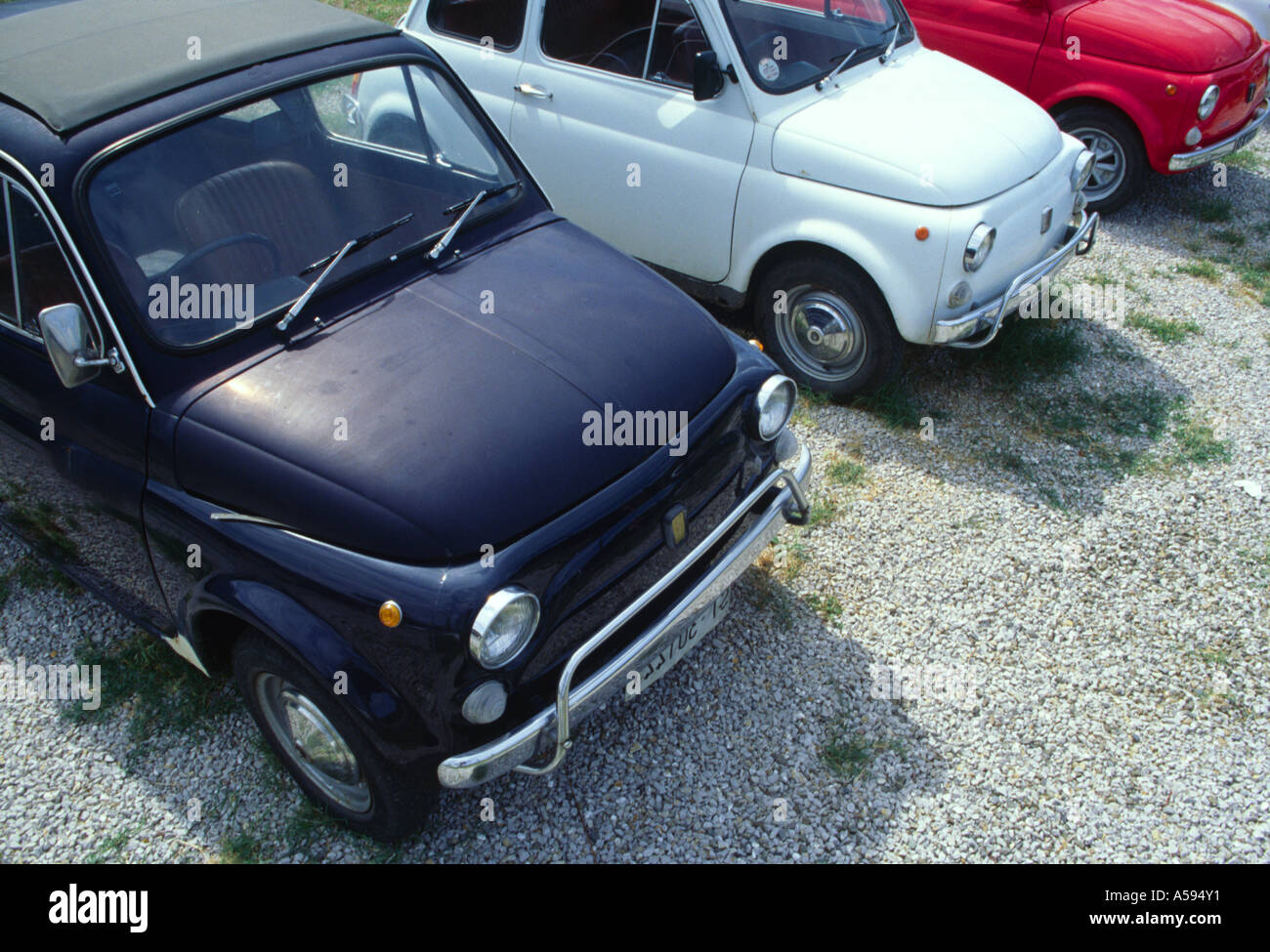 Bolla di Fiat Auto iconico Foto Stock