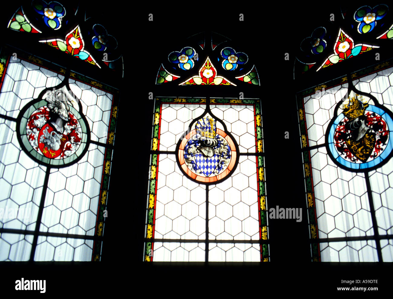 Il Castello di Neuschwanstein Foto Stock