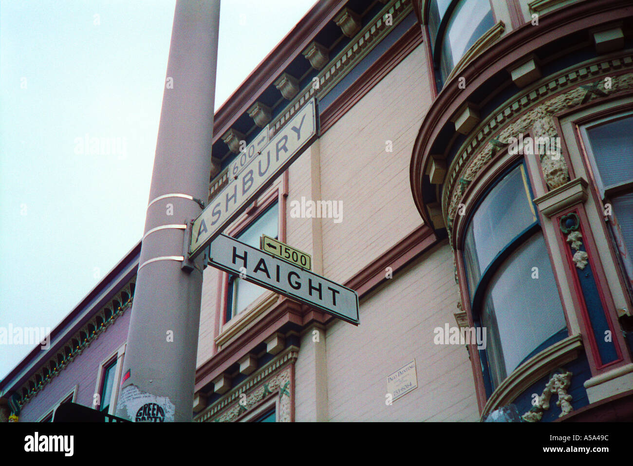 Haight Ashbury di San Francisco in California Foto Stock