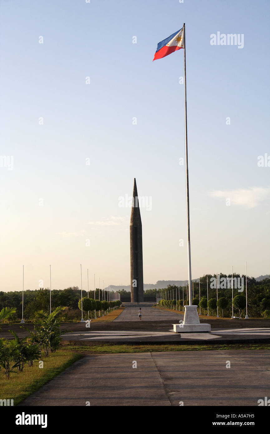 Bataan morte marzo monumento, Camp O'Donnell, Susuba, Capas, Isole Filippine Foto Stock