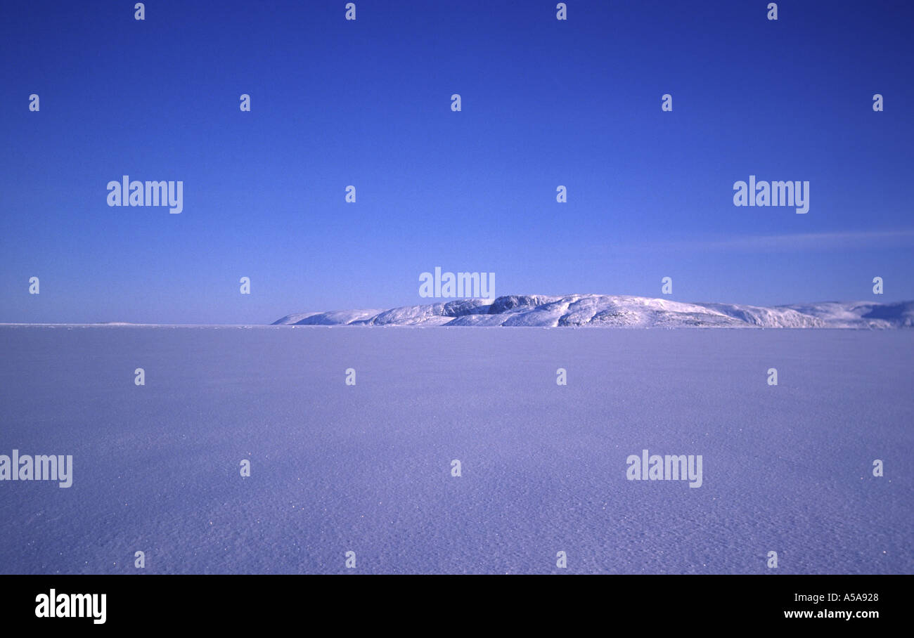 Lo stretto di Hudson Nouveau Québec Foto Stock